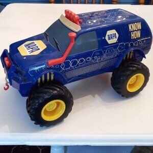 NAPA Mud Racer Monster Truck 4X4 First Gear Lights & Sound Work - Broken Winch